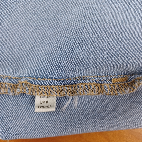 Free People We The Free Women Pull On Denim Jean Size 27 Boho Stretch - Picture 8 of 12